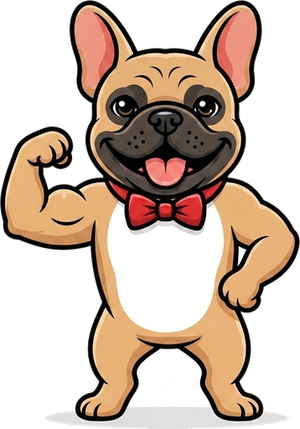 Typhoon flexing his biceps